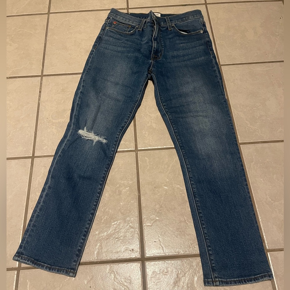 Hudson Jeans‎ Women's Blue Denim Bootcut Crop Jeans Size 28